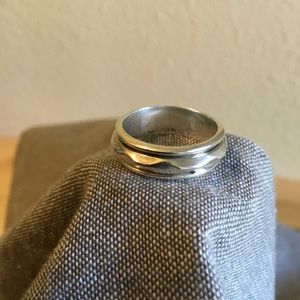 925 Silver Spinning Ring size 10